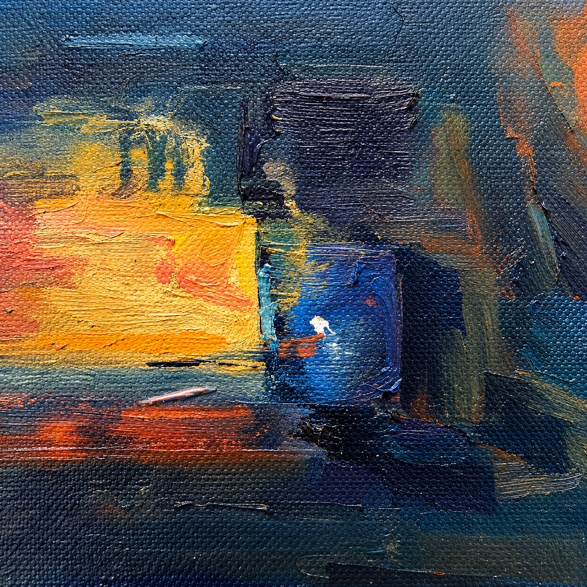 Night Train - Fine Art Print