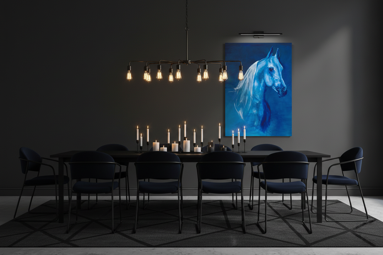 War Horse I - Edgy Dining Room Mockup