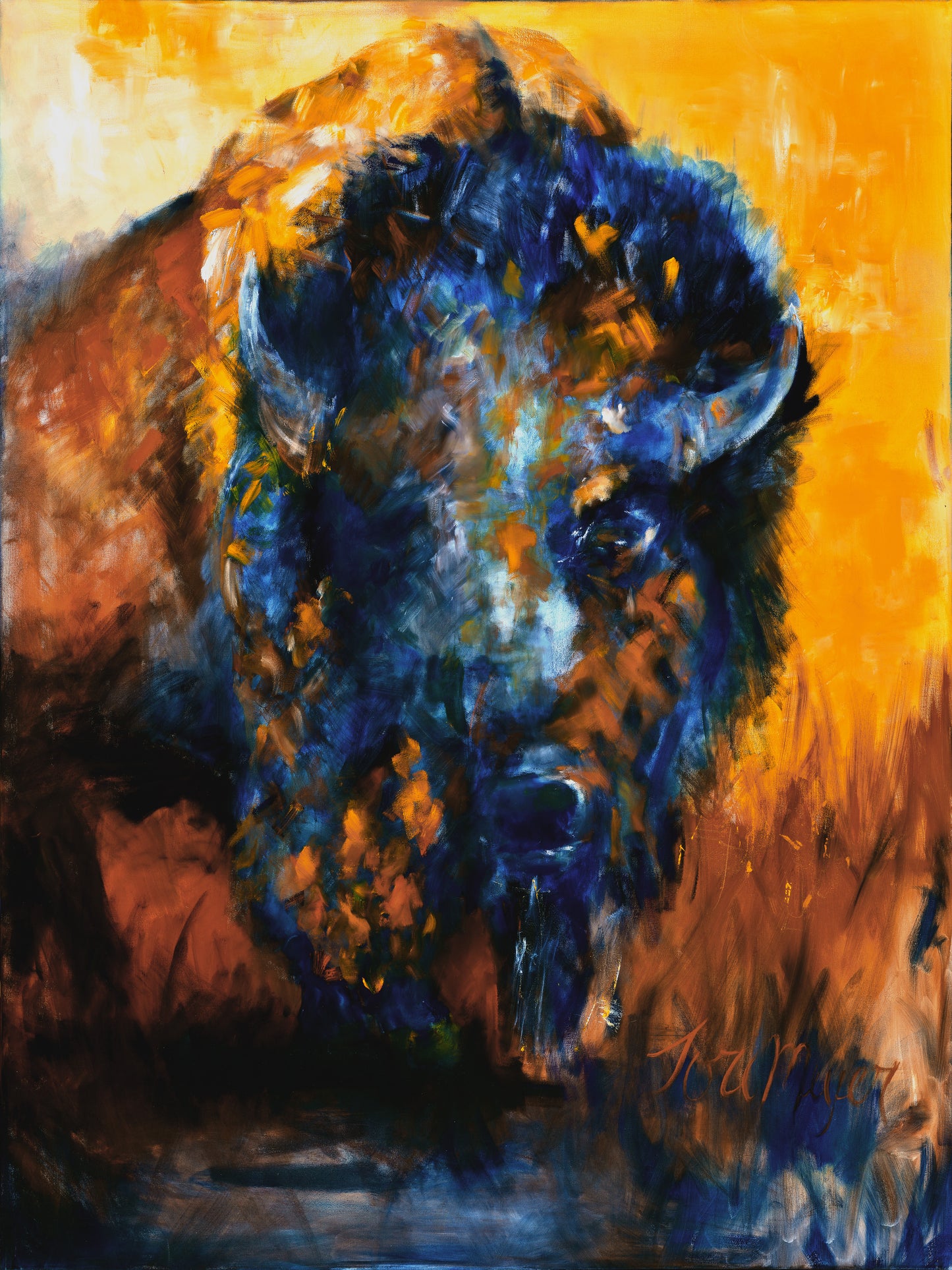 Buffalo Gold - Fine Art Print
