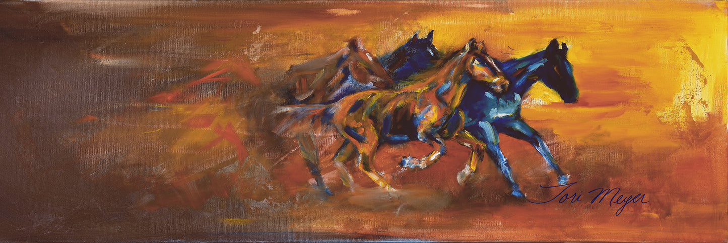 Copper Horses - Fine Art Print