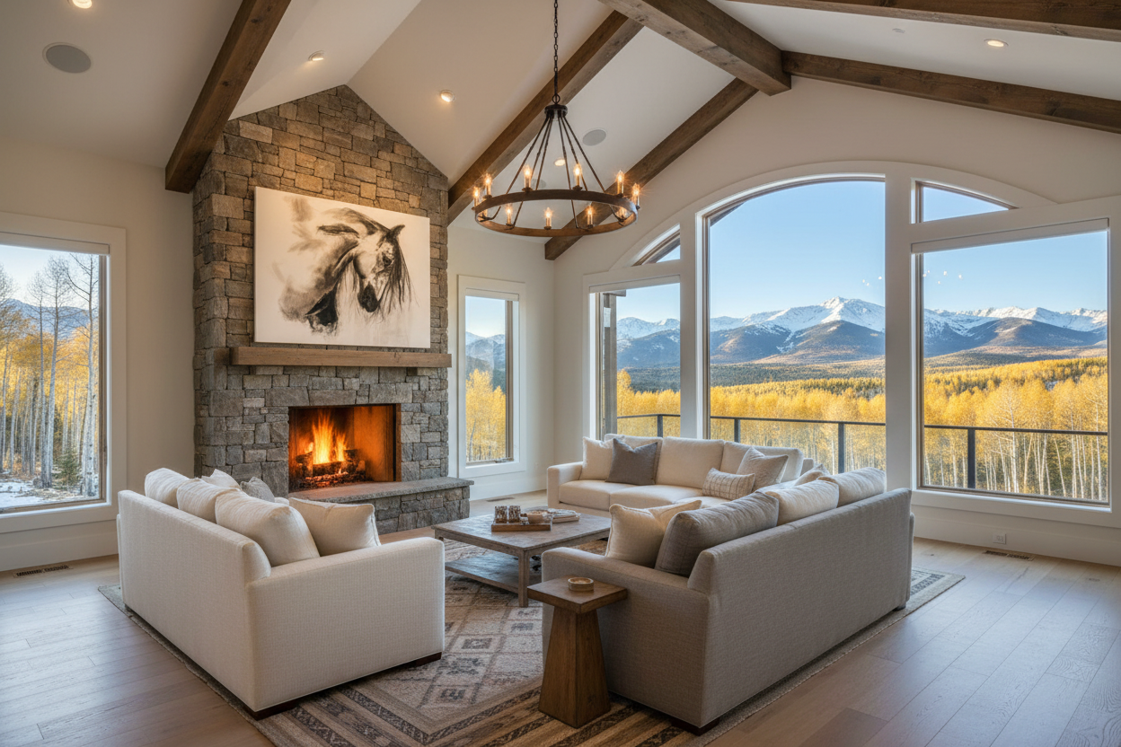 Liberty - Colorado Mountain Home Mockup