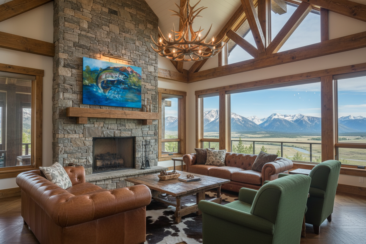 Trout - Jackson Hole Living Room Mockup