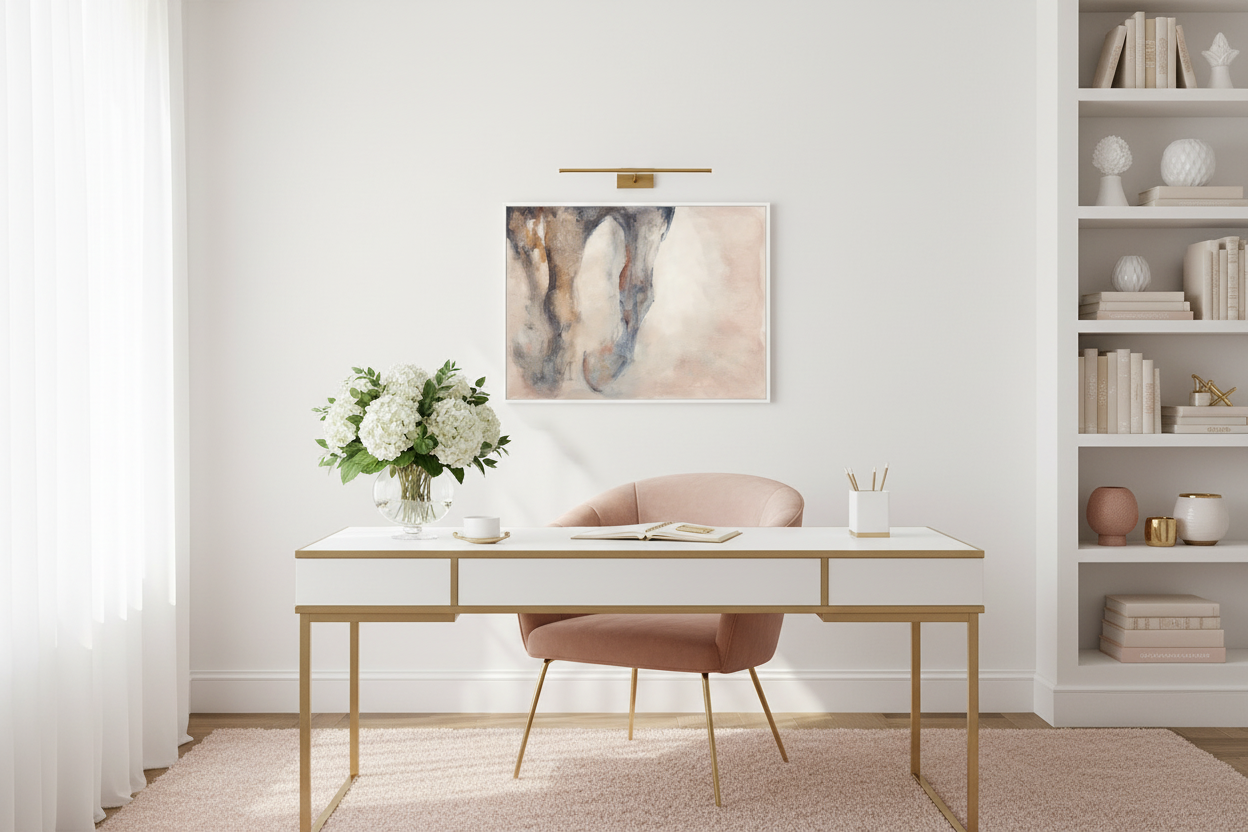 Untethered - Feminine Office Mockup